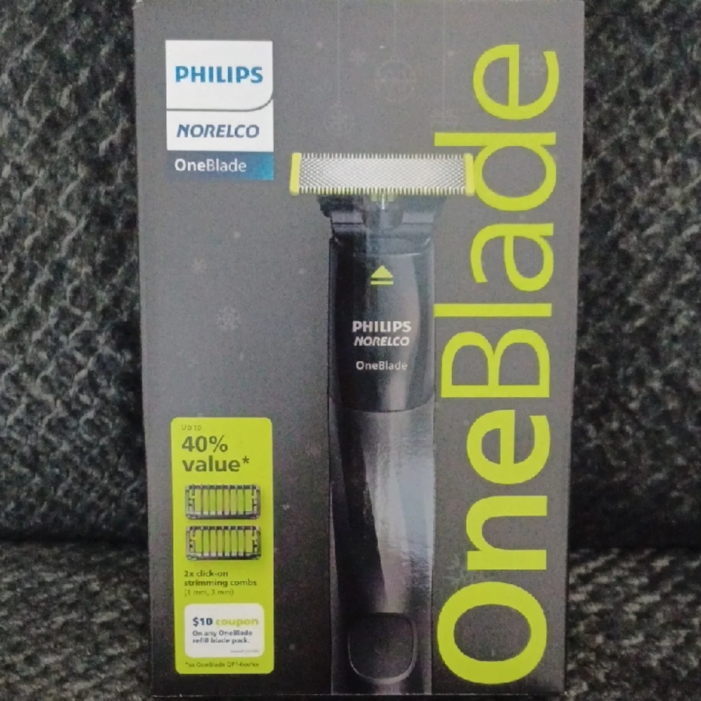 New Philips Norelco OneBlade Trimmer and Shaver